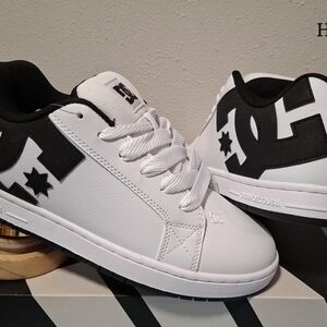 DC White and Black Sneakers